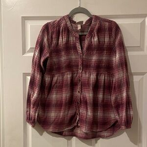 🧡 Women’s Knox Rose plaid top